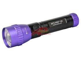 Violet LED Flashlight, 3AAA Battery Powered