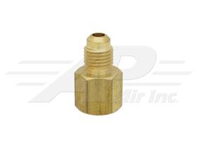 R134 to R12 Adapter 1/2" Female Acme to 1/4" Male