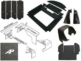 John Deere Complete Interior Cab Kit - Black, Early Series