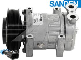 OE Sanden Compressor SD7H15HD - 140mm, 8 Groove SHD Clutch, 12V