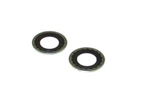 GM Sealing Washer 2 Pack, 5/8" ID Thin Silver