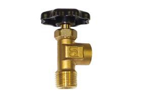 3/8" Female Pipe Thread Manual On/Off Heater Hose Valve With 1/2" Male Pipe Thread