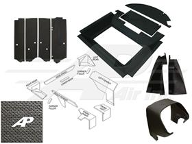 John Deere Interior Cab Kit w/o Floormat - Black, Late Series