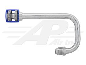 Quick Clip - JD #10 Male O-Ring to #12 Hose 180° Suction Fitting