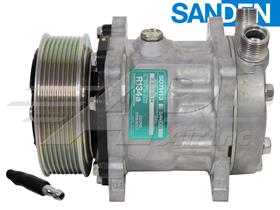 OE Sanden Compressor SD7H13 - 119mm, 8 Groove Clutch 12V