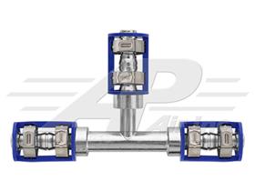 #12 Hose T-Splicer - Steel