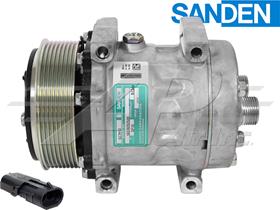OE Sanden Compressor SD7H13 - 119mm, 8 Groove Clutch, 12V