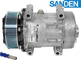 OE Sanden Compressor SD7H15E Enhanced - 119mm, 8 Groove Clutch 24V