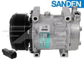 OE Sanden Compressor SD7H15 - 119mm, 8 Groove Clutch 24V