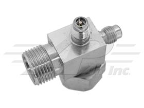 R12 Tube O-Ring Service Valve With # 10 Male Insert O-Ring Thread