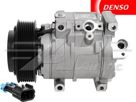 OE Denso Compressor 10SRE18C - 125.5mm, 8 Groove Clutch, 12V