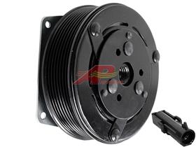 York 8 Groove, 5.5" Clutch, 1 Wire Male Weather Pack Coil 12V