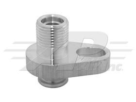 Condenser Pad Fitting for #6 Male Insert O-Ring