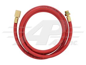 72" Red R134a Charging Hose, AP Series