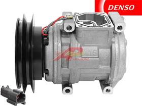 OE Denso Compressor 10PA15C - 152mm, 1 Groove Clutch, 24V
