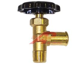 5/8" Hose Manual On/Off Heater Hose Valve With 3/8" Male Pipe Thread