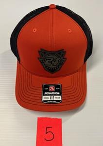 Orange/Black Snapback Hat - 5