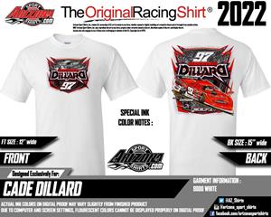 2022 White Cade Dillard T-Shirt