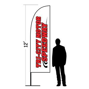 12' Feather Promotional Flags