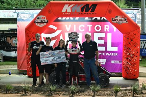 Tate Gurney Wins in Restrictors and Stetson Stroup Victorious in Jr Sprints in KKM Giveback Challenge Preliminary Night One