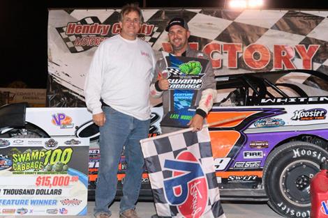 Whitener Dominates Swamp Cabbage 100; Seawright Claims Winter Shootout Series Championship at Hendry County!