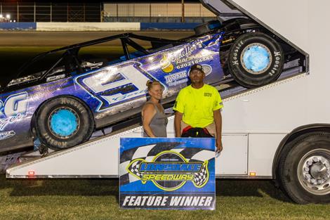 Gorby nurses his late model to a dominate Sooner Series win at Longdale Speedway