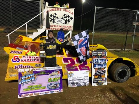 THOMAS WIRE-TO-WIRE IN NIGHT 1 FOR KING OF CRATE AT NORTH ALABAMA