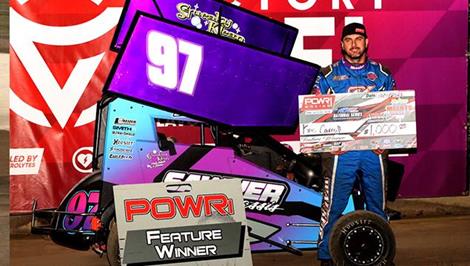Kris Carroll Continues Winning with POWRi Wing Outlaw Micros at Port City Raceway