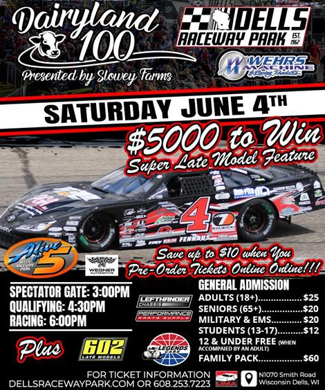 ALIVE FOR 5 SERIES DAIRYLAND 100 JUNE 4TH