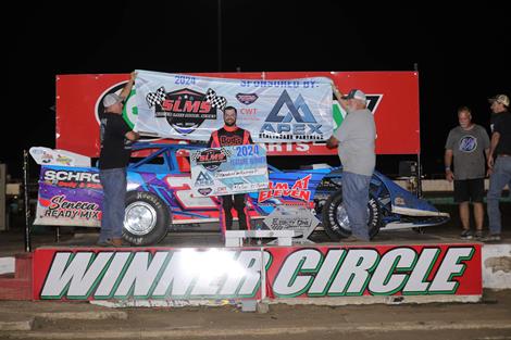 Conkwright takes advantage to post first Sooner Late Model win at 81 Speedway