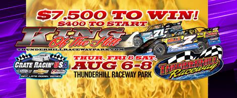 Thunderhill Raceway Park "King of the Hill" Event Revised for August 6-8