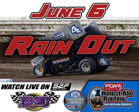 POWRi Sprint Show at Tri-City Speedway Canceled Due to Soaking Rainfall