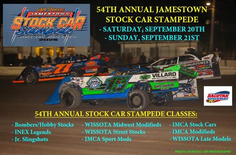 54th Annual Jamestown Stock Car Stampede - September 20th & 21st (Postponed 9/19)