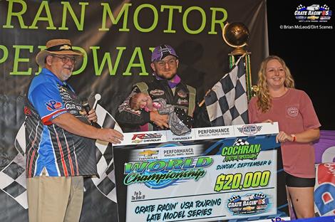 PAGE POCKETS $20Gs WITH WORLD CHAMPIONSHIP RACE WIN AT COCHRAN