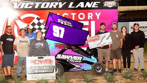 Kris Carroll Captures Win with POWRi Wing Outlaw Micros at Port City Raceway