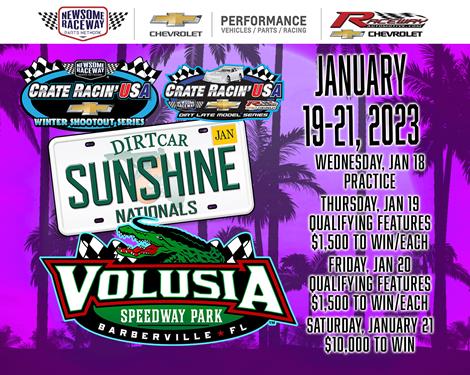 Revamped Sunshine Nationals Up Next at Volusia Speedway Park