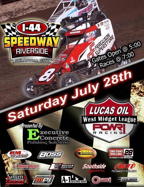 POWRi West Midgets Sooner Series takes to I-44 Riverside Speedway on Saturday