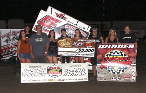 Ryan Timms Unstoppable In ASCS Sprint Week Competition At Creek County Speedway