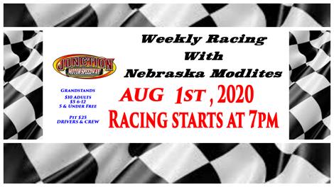 Weekly Racing w/ Nebraska Modlites Aug 1st 2020