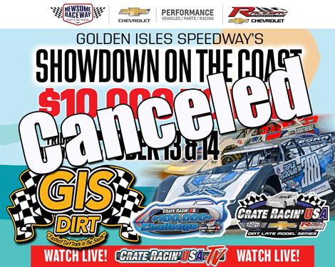 2023 Showdown on the Coast at Golden Isles Speedway Canceled