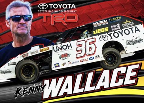 Come see former NASCAR racer and TV commentator Kenny Wallace race!