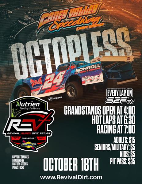 POWRi REVIVAL in “The Memorial” at Caney Valley Speedway’s ‘Octopless’