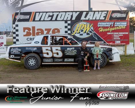 Thomas Worth and Adam Bohlman Earn Their First Ever Street Stock and Modified Feature Wins Friday Night at the Princeton Speedway