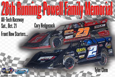 Hedgecock, Clem Share Front Row at Powell Family Memorial