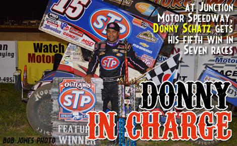 Donny Schatz Holds off Paul McMahan to Win 14th of the Season