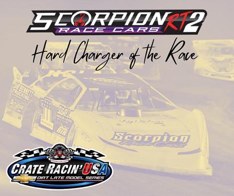Scorpion Race Cars to sponsor the Hard Charger of the Race in 2025!