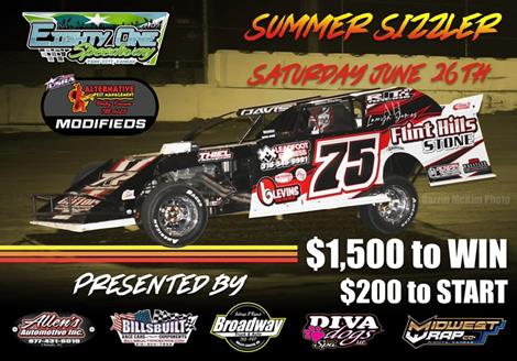 $1,500 to win "Summer Sizzler" this Saturday, June 26th for A-Mods