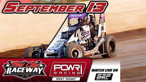 Port City Raceway Approaches for POWRi West Midget League