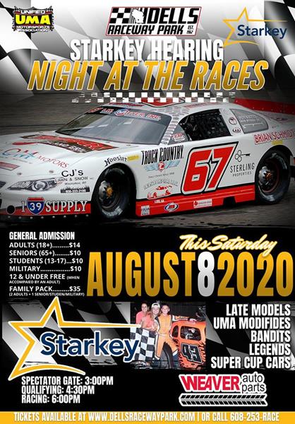 Starkey 50 Aug 8th First Race 6pm