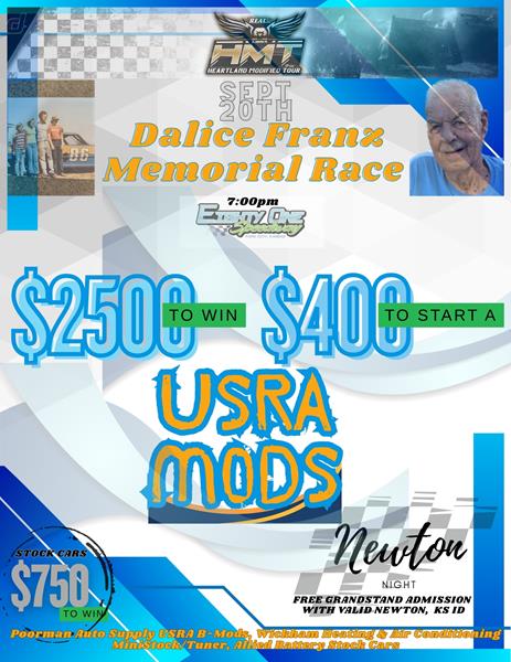 Dalice Franz Memorial brings "Free" Newton Night SEPT. 20th